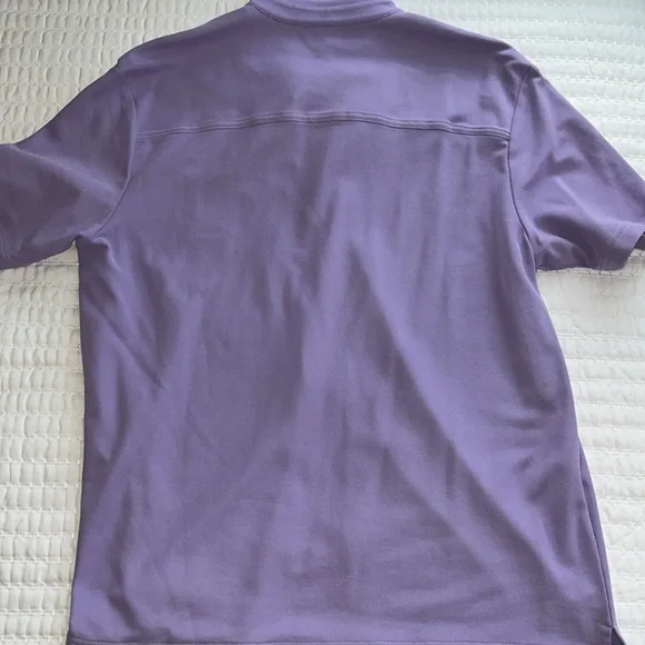 Tommy Bahama IslandZone® supima lavender button up shirt - Picture 2 of 5